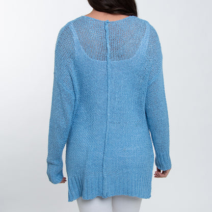 Ellery Crochet Dolman Sleeve Sweater