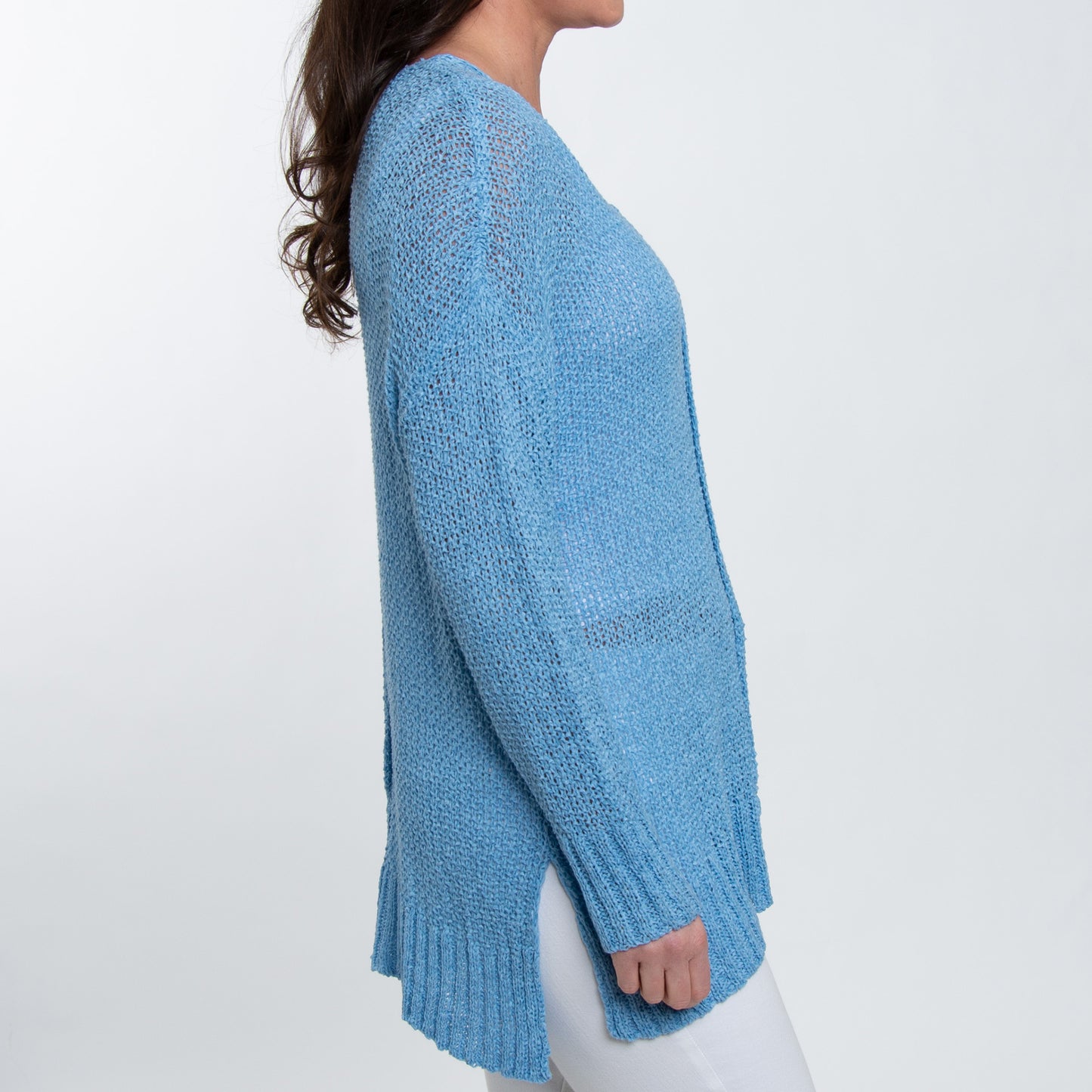 Ellery Crochet Dolman Sleeve Sweater