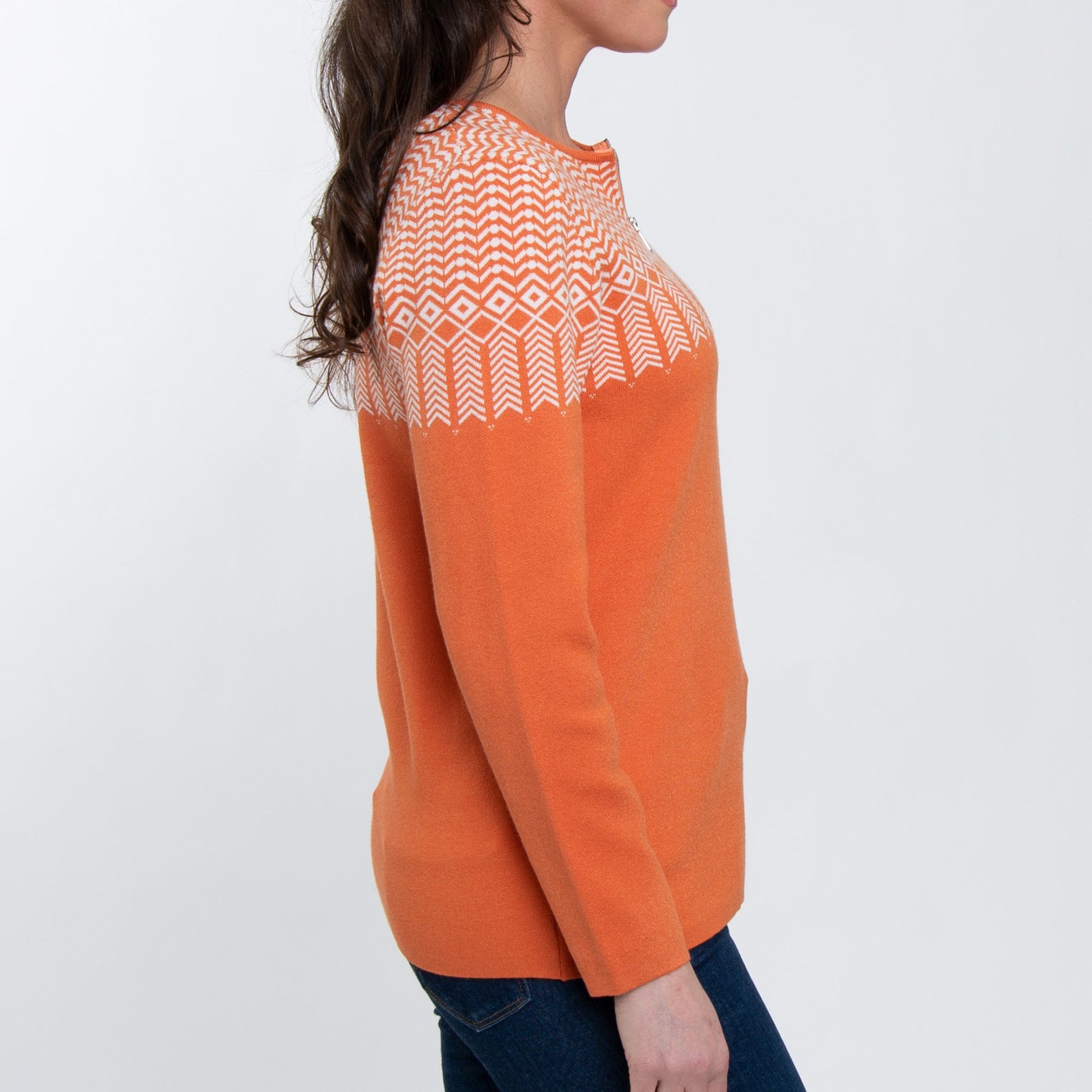 Elsie & Zoey  Women's Selby Quarter Zip Pullover Sweater