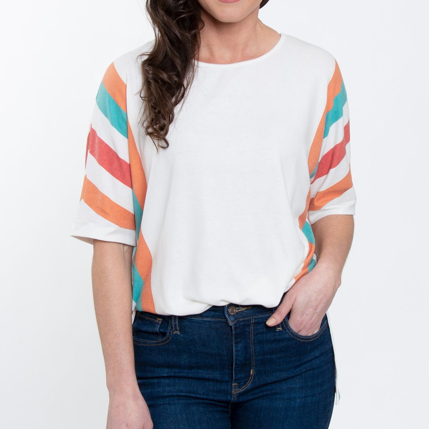 Elsie & Zoey Women's Daya Dolman Sleeve Top