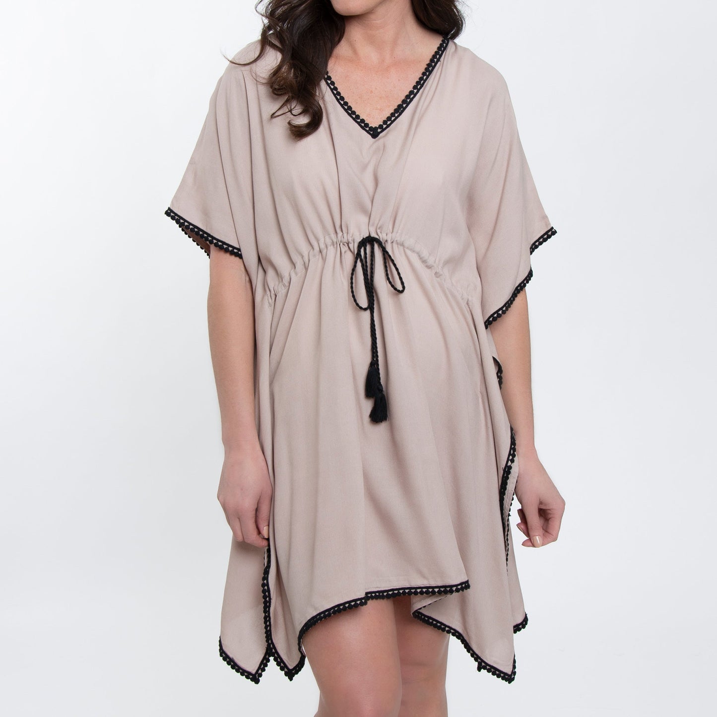 Elsie & Zoey Women's Resortwear Nesli Drawstring Cover Up