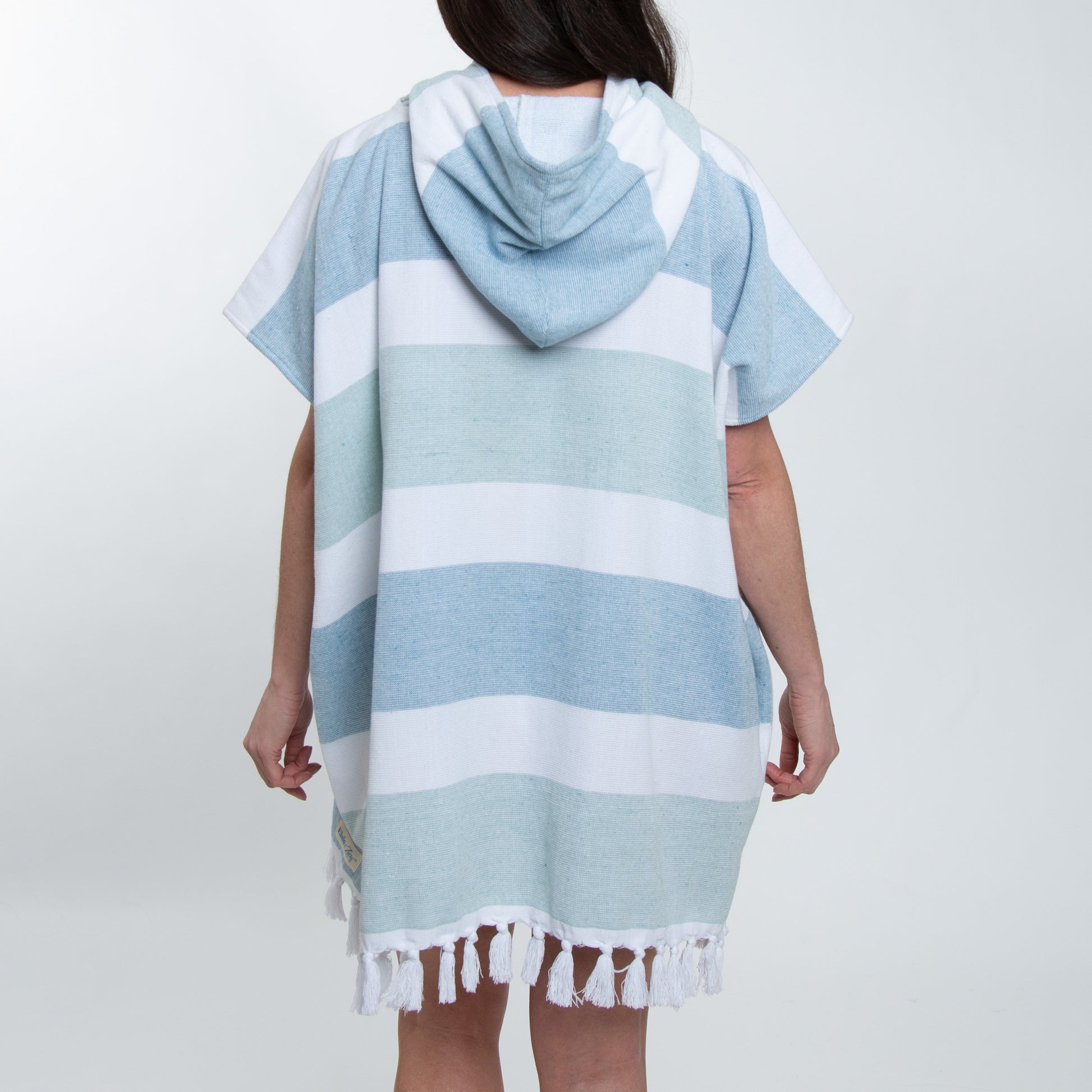 Freya Hooded Terry Cloth Poncho