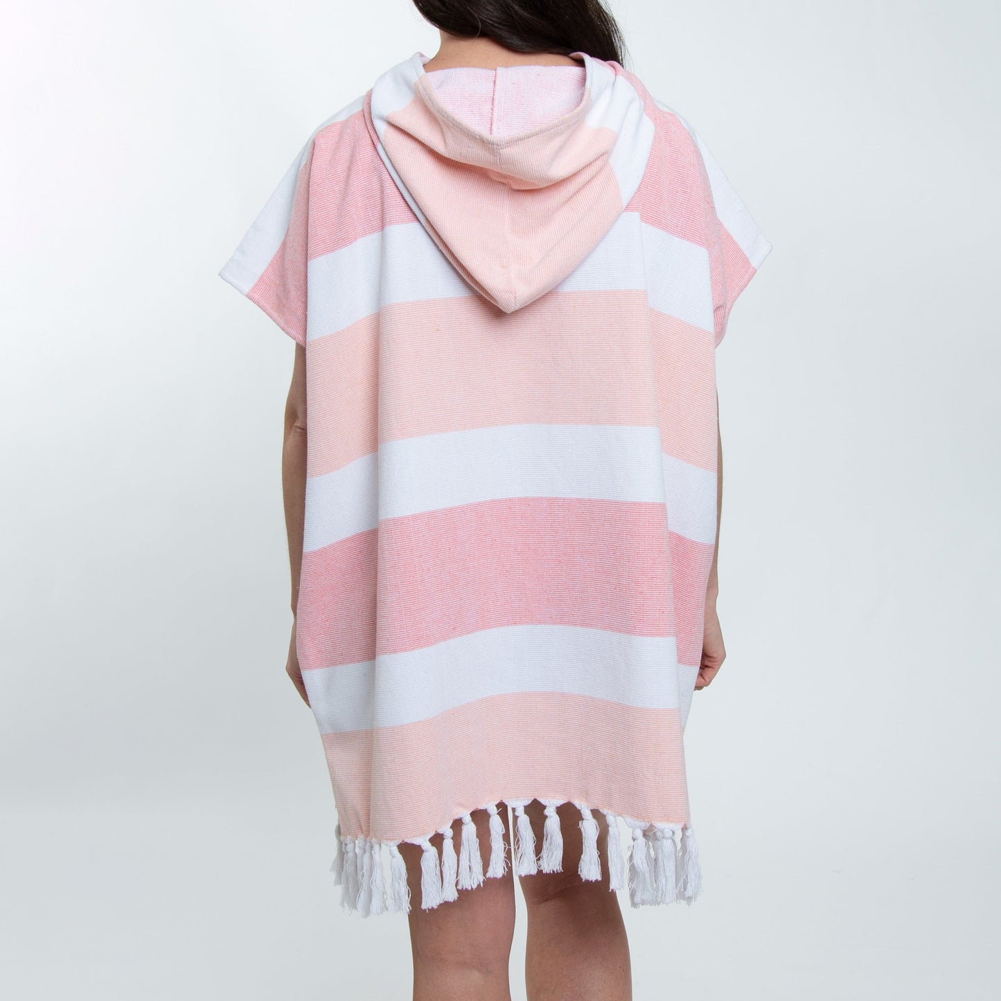 Elsie & Zoey Women's Resortwear Freya Hooded Terry Cloth Poncho