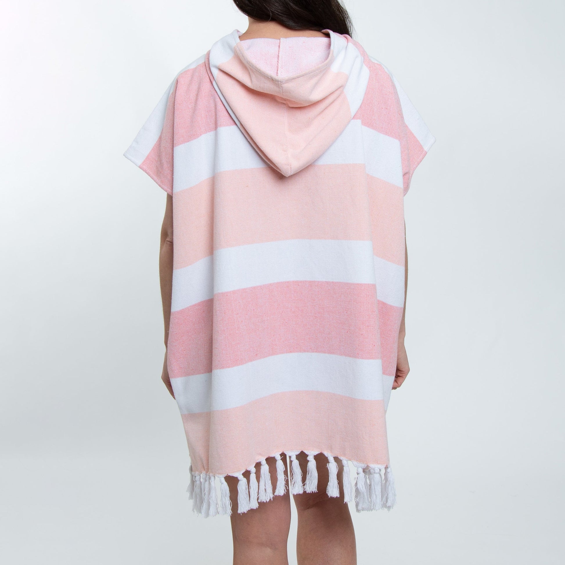 Elsie & Zoey  Women's Resortwear Freya Hooded Terry Cloth Poncho