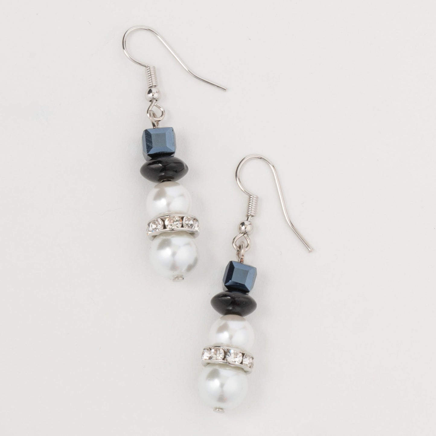 Holiday Pearl Snowman Earrings