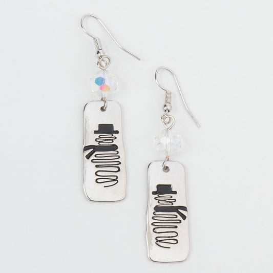 Holiday Snowman Earrings