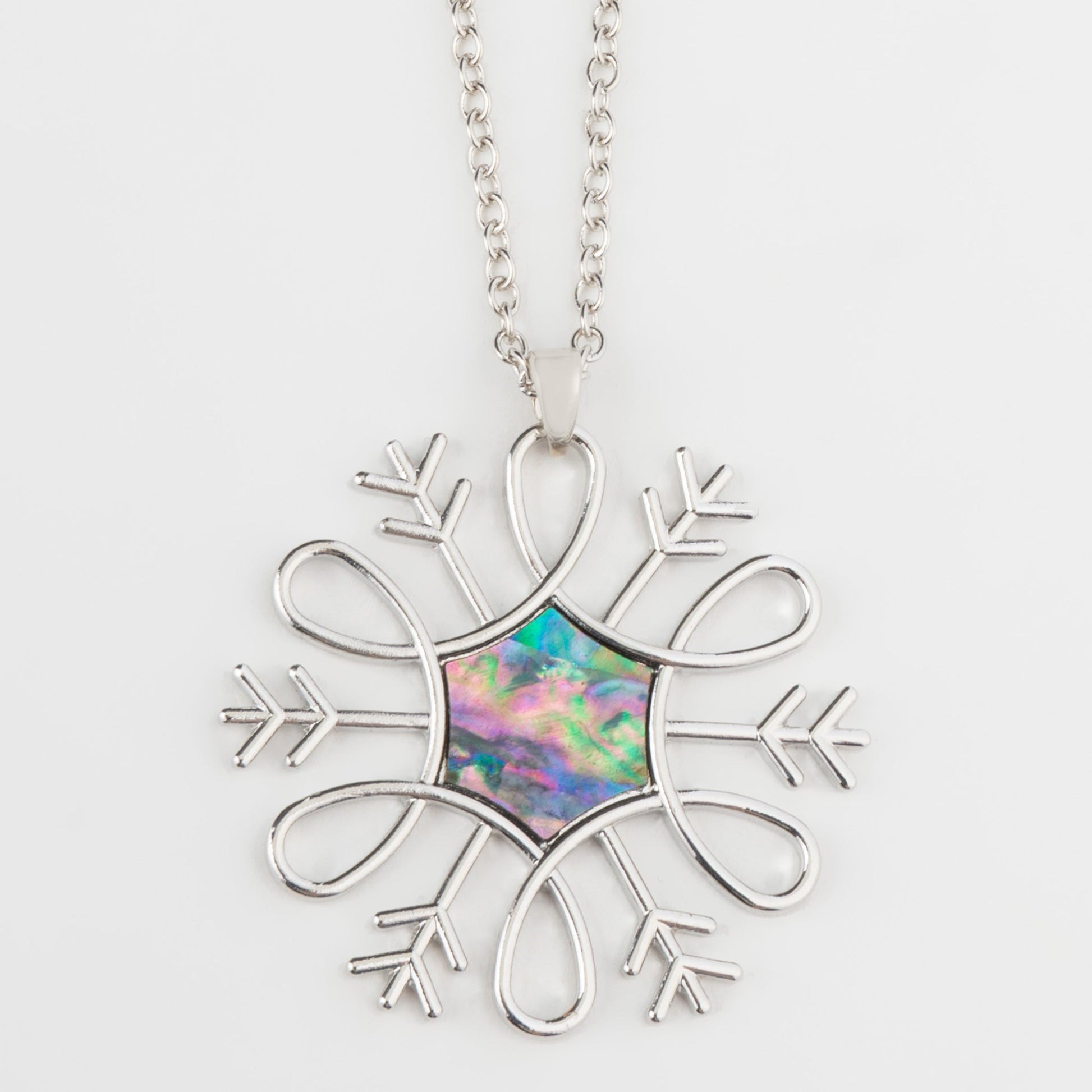 Eira Snowflake Pendant Necklace