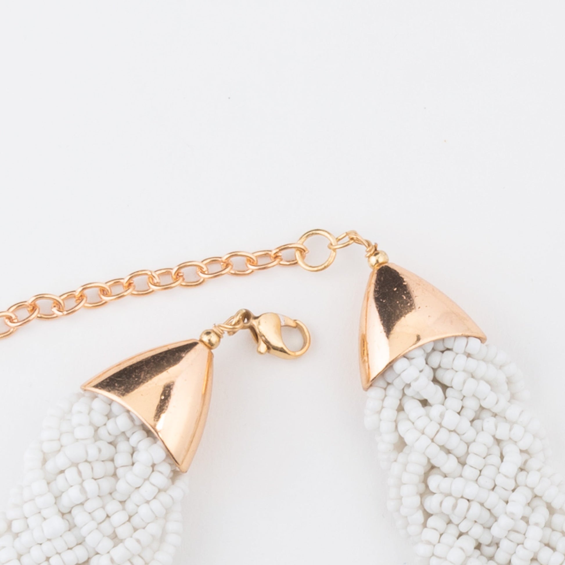 Zaylee Braided Bead Collar Necklace