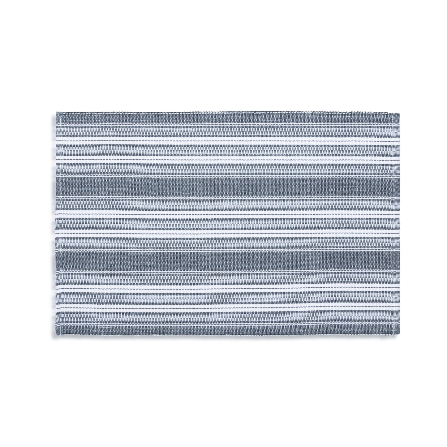 Black Stripe Woven Placemat