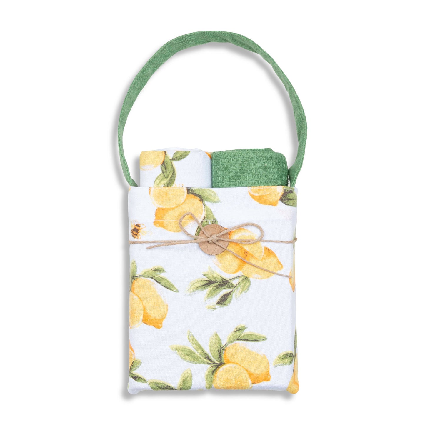 3 Piece Lemon Tree Tea Towel Set