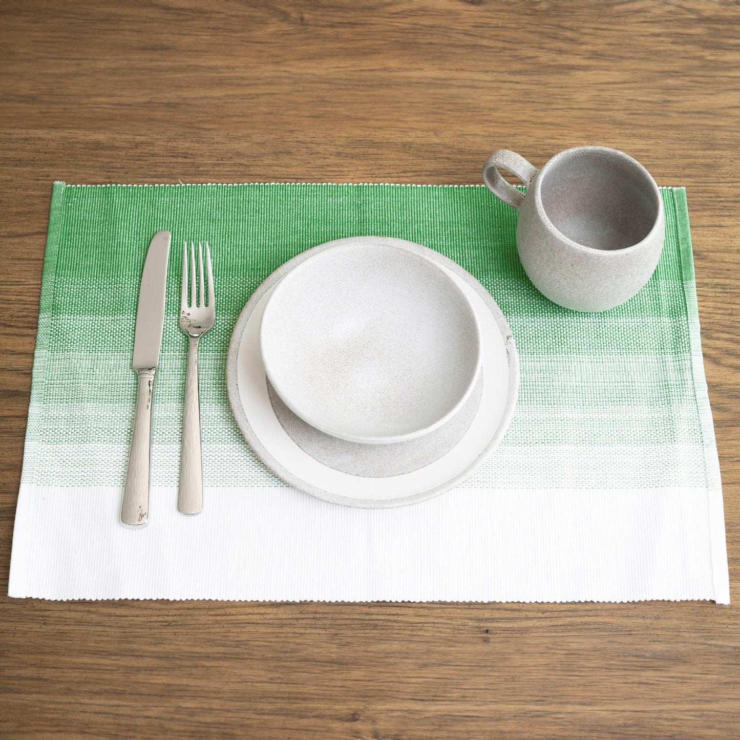 Green Ombre Woven Placemat