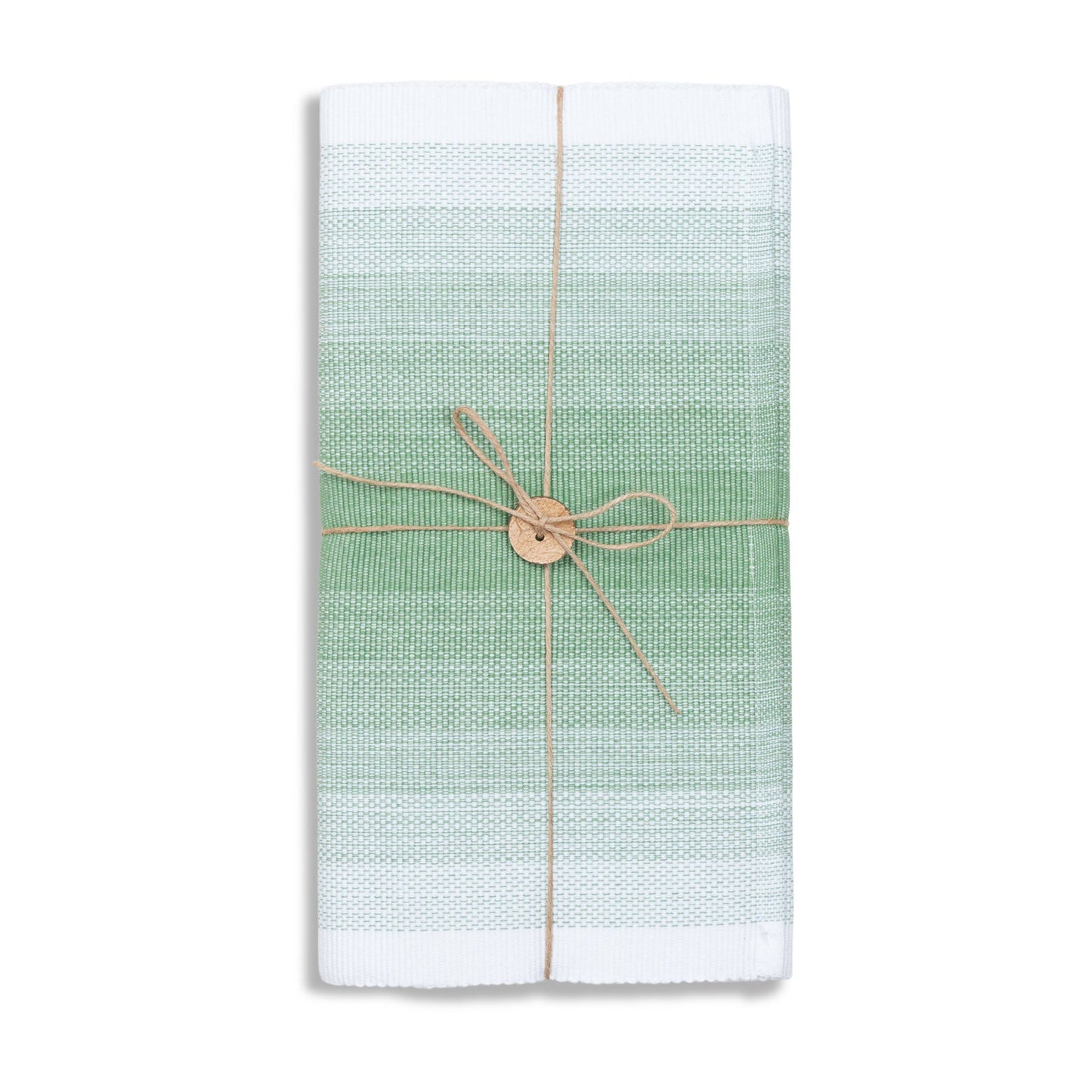 Green Ombre Woven Table Runner
