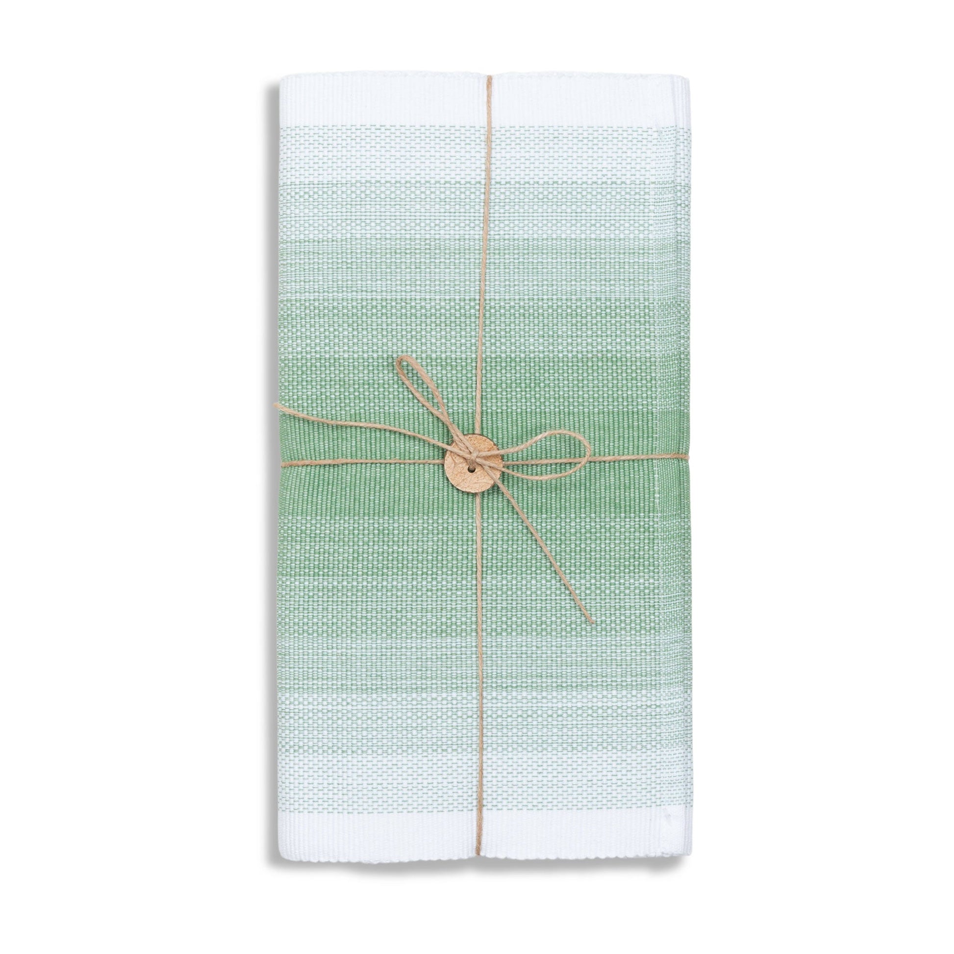 Green Ombre Woven Table Runner