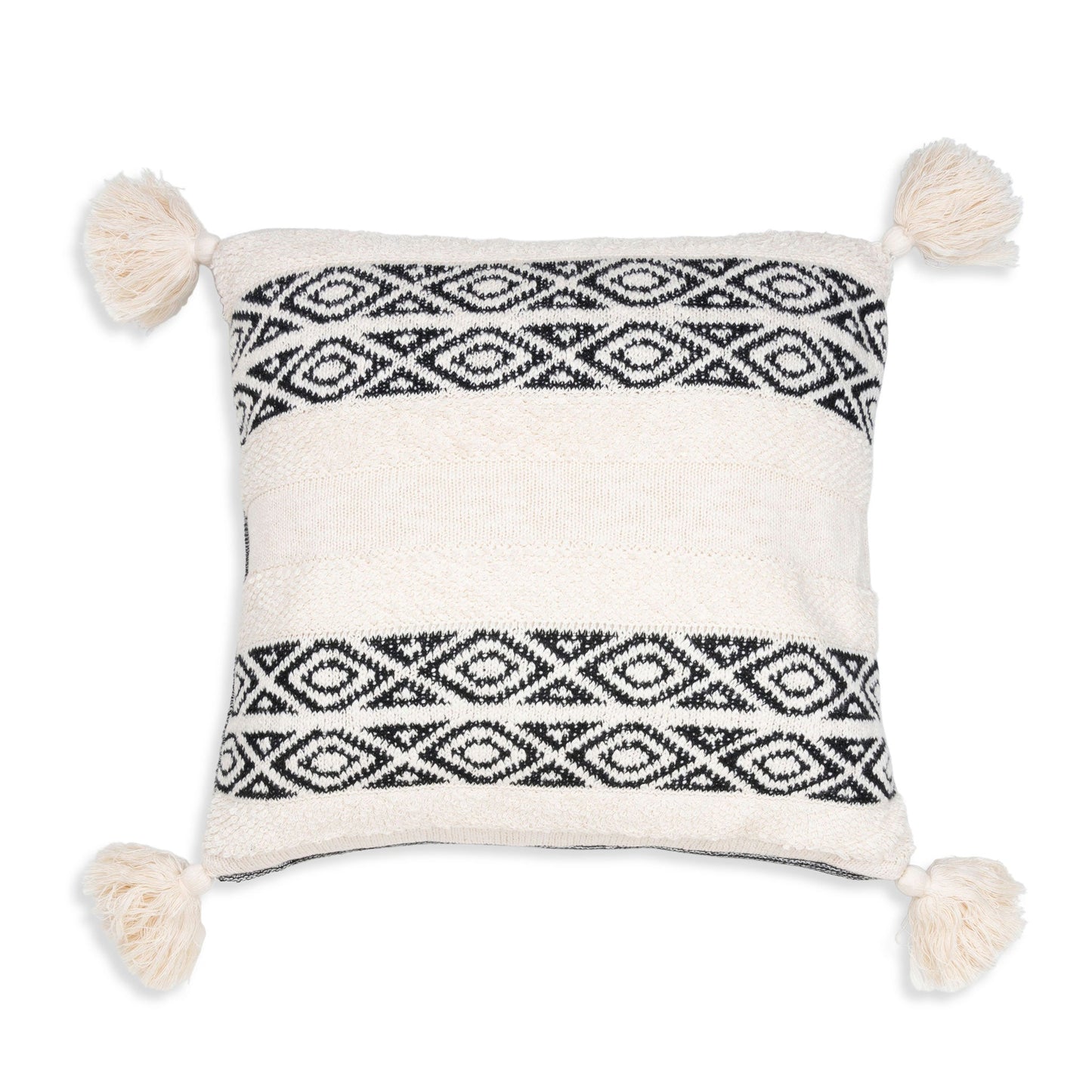 Necalli Aztec Stripe 18x18 Reversible Pillow