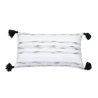 Zahara Handwoven Indoor/Outdoor 12x22 Lumbar Pillow