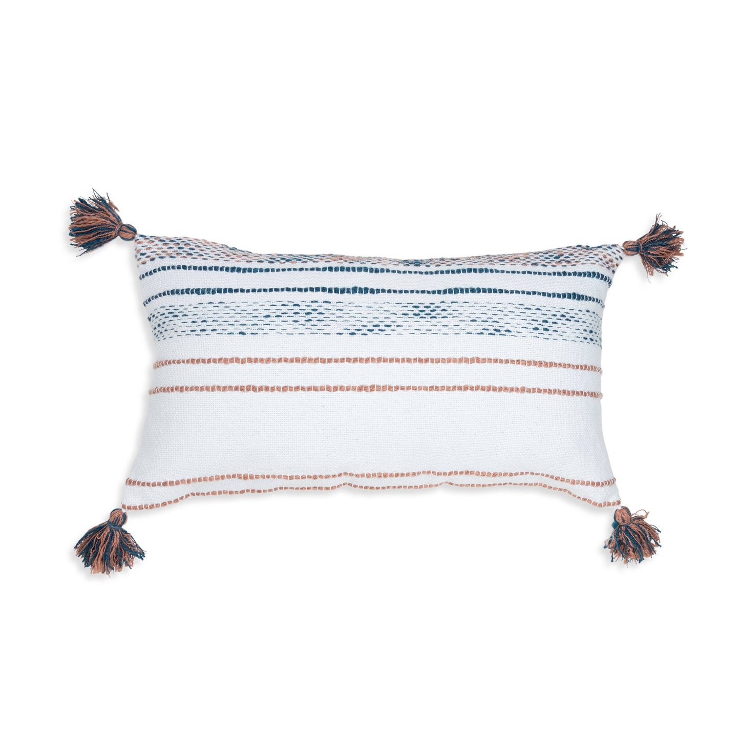 Tylanne Handwoven Indoor/Outdoor 12x22 Lumbar Pillow