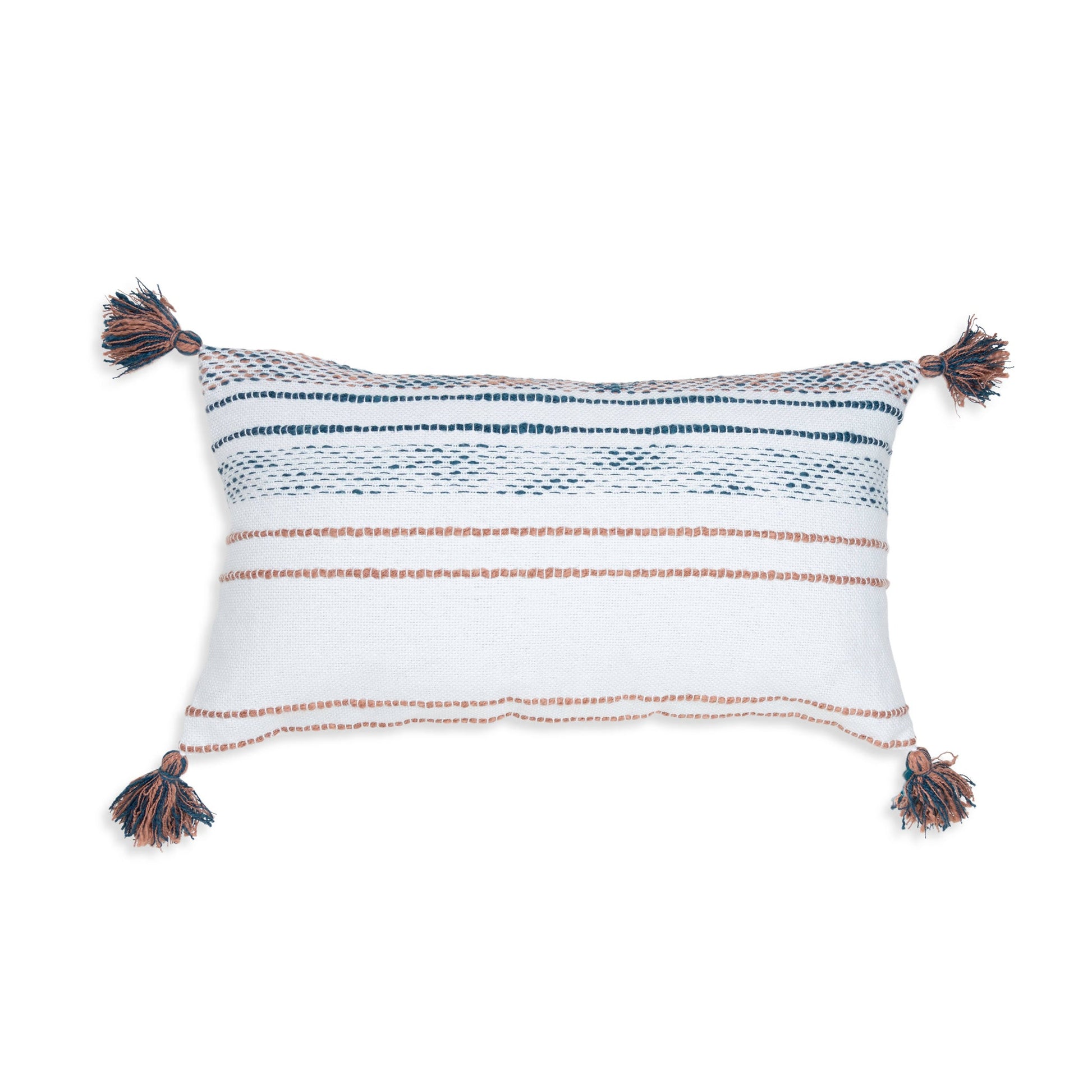 Tylanne Handwoven Indoor/Outdoor 12x22 Lumbar Pillow