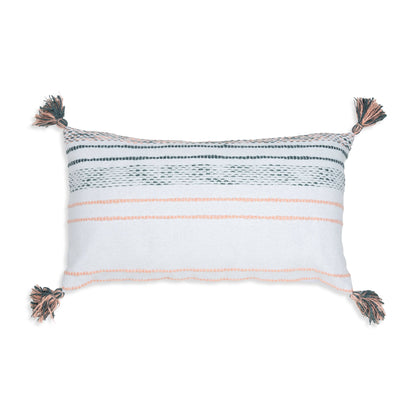 Tylanne Handwoven Indoor/Outdoor 12x22 Lumbar Pillow