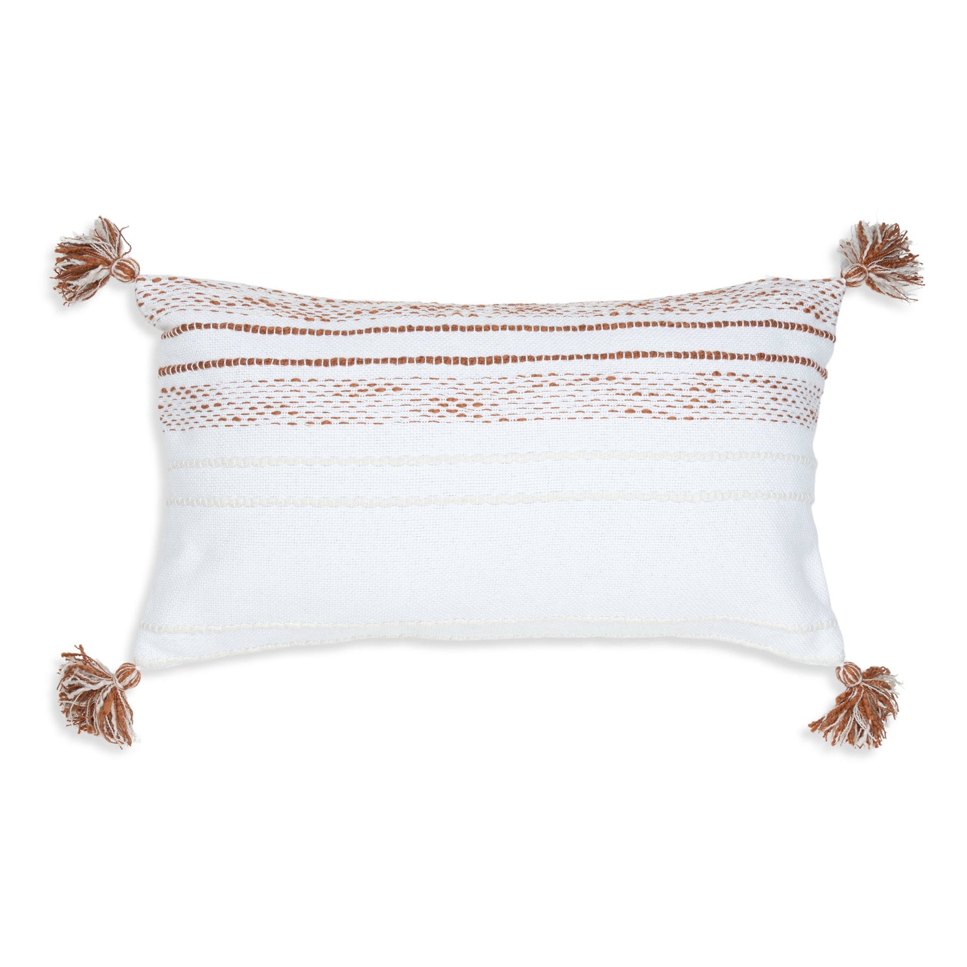 Tylanne Handwoven Indoor/Outdoor 12x22 Lumbar Pillow