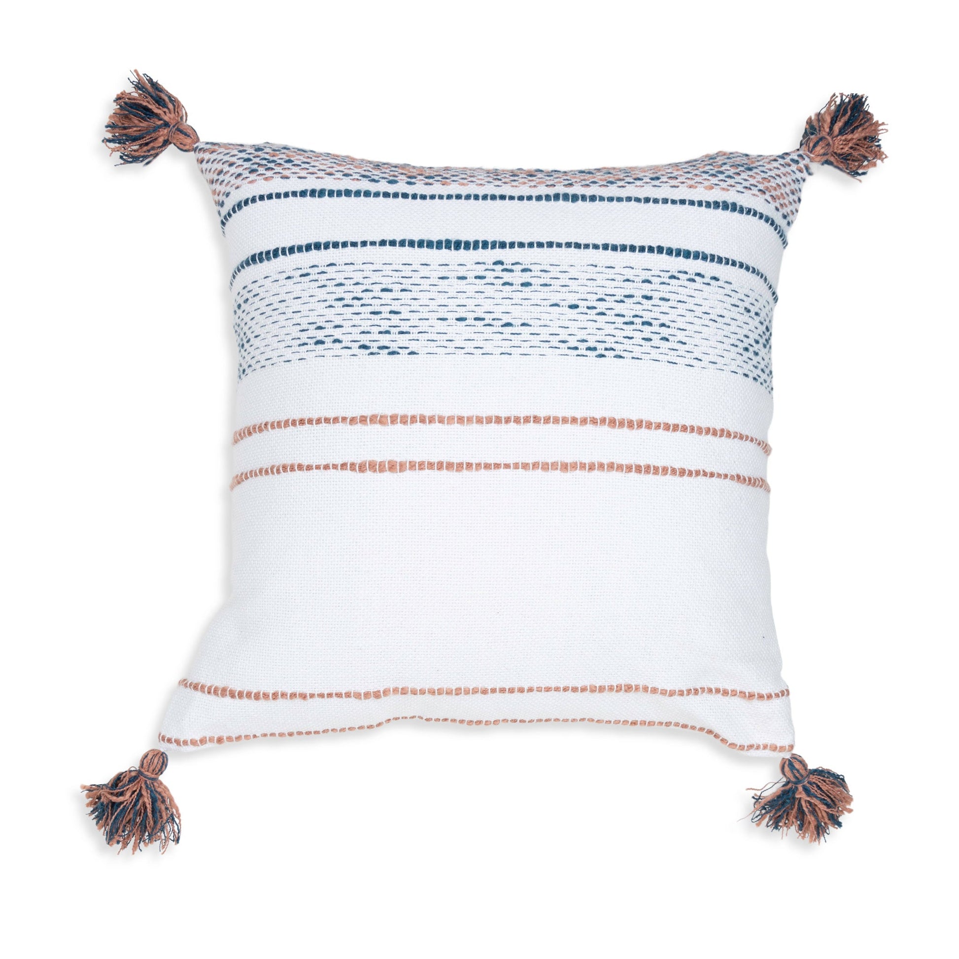 Tylanne Handwoven Indoor/Outdoor 18x18 Pillow