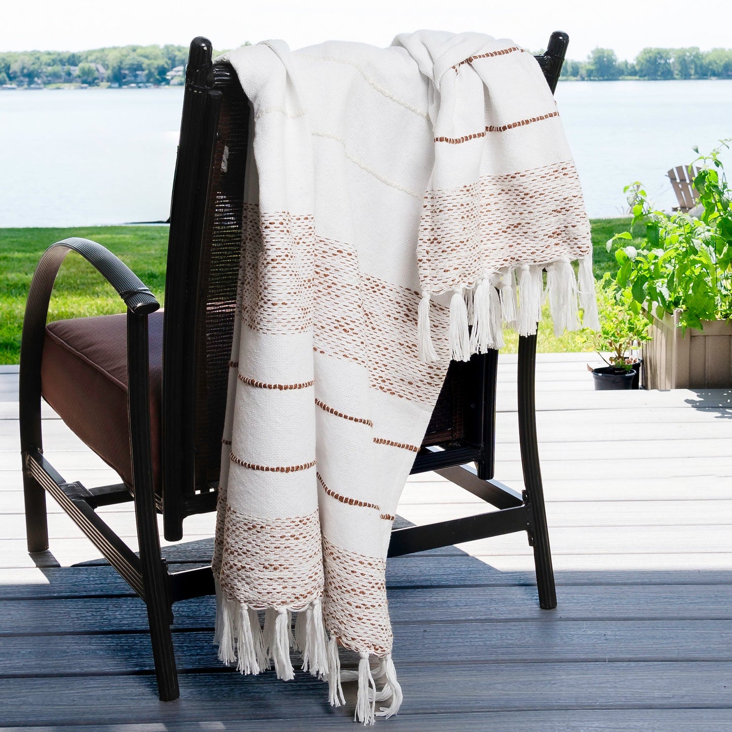 Tylanne Handwoven Indoor/Outdoor 50x70 Throw