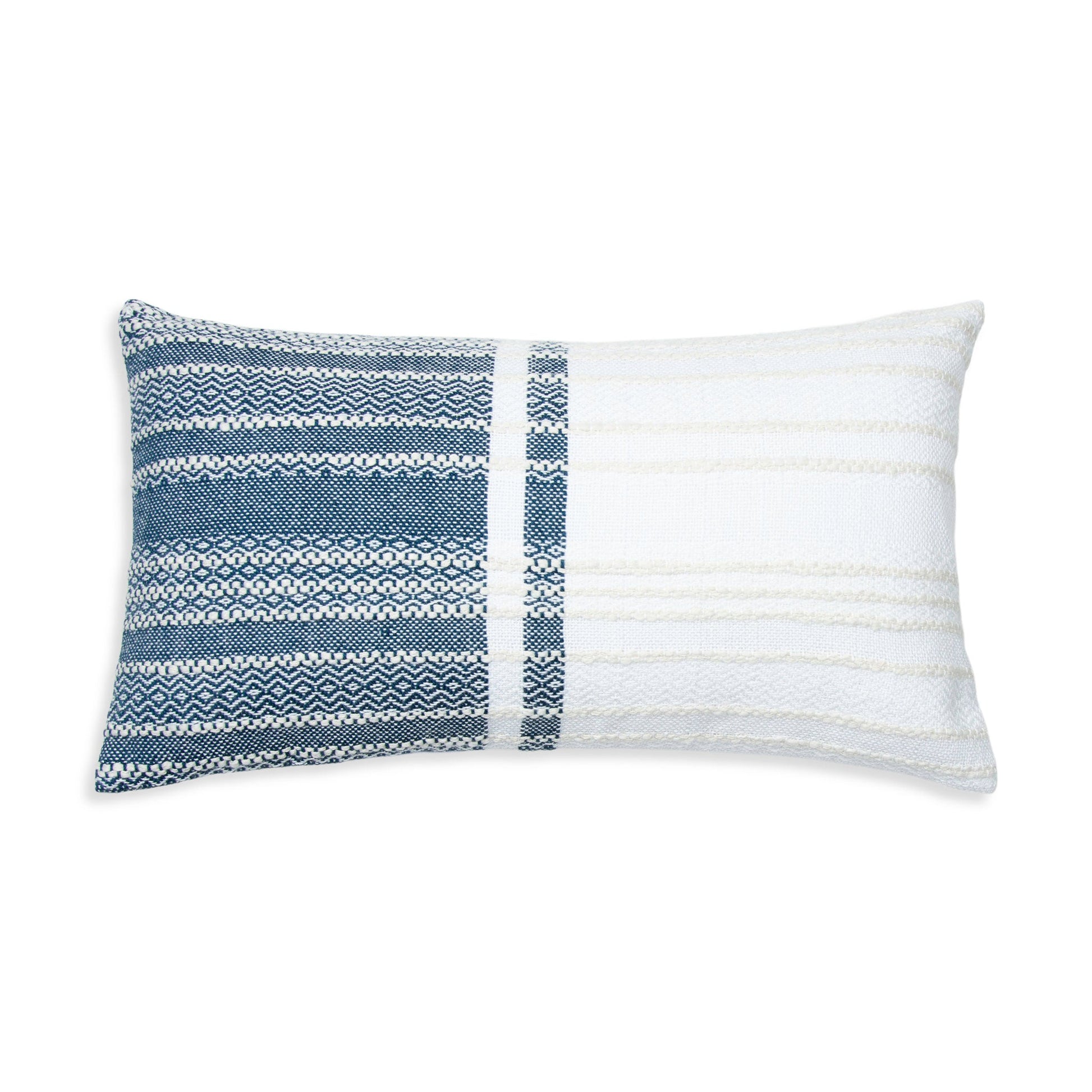 Genevieve Handwoven Indoor/Outdoor 12x22 Lumbar Pillow