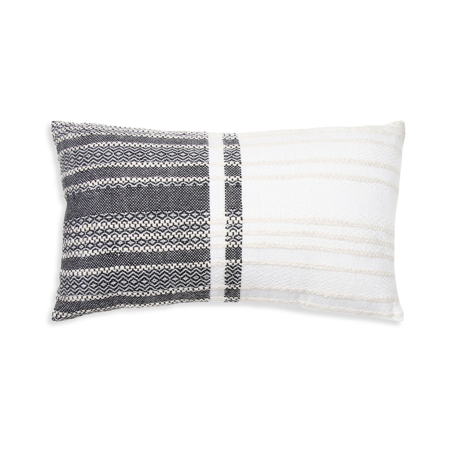 Genevieve Handwoven Indoor/Outdoor 12x22 Lumbar Pillow