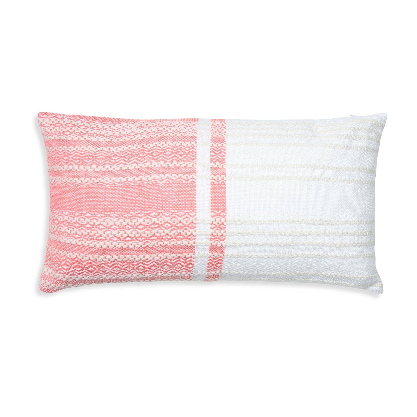 Genevieve Handwoven Indoor/Outdoor 12x22 Lumbar Pillow