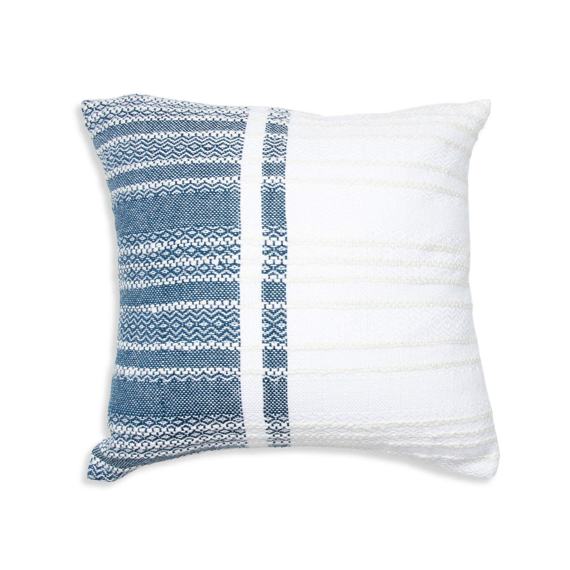 Genevieve Handwoven Indoor/Outdoor 18x18 Pillow