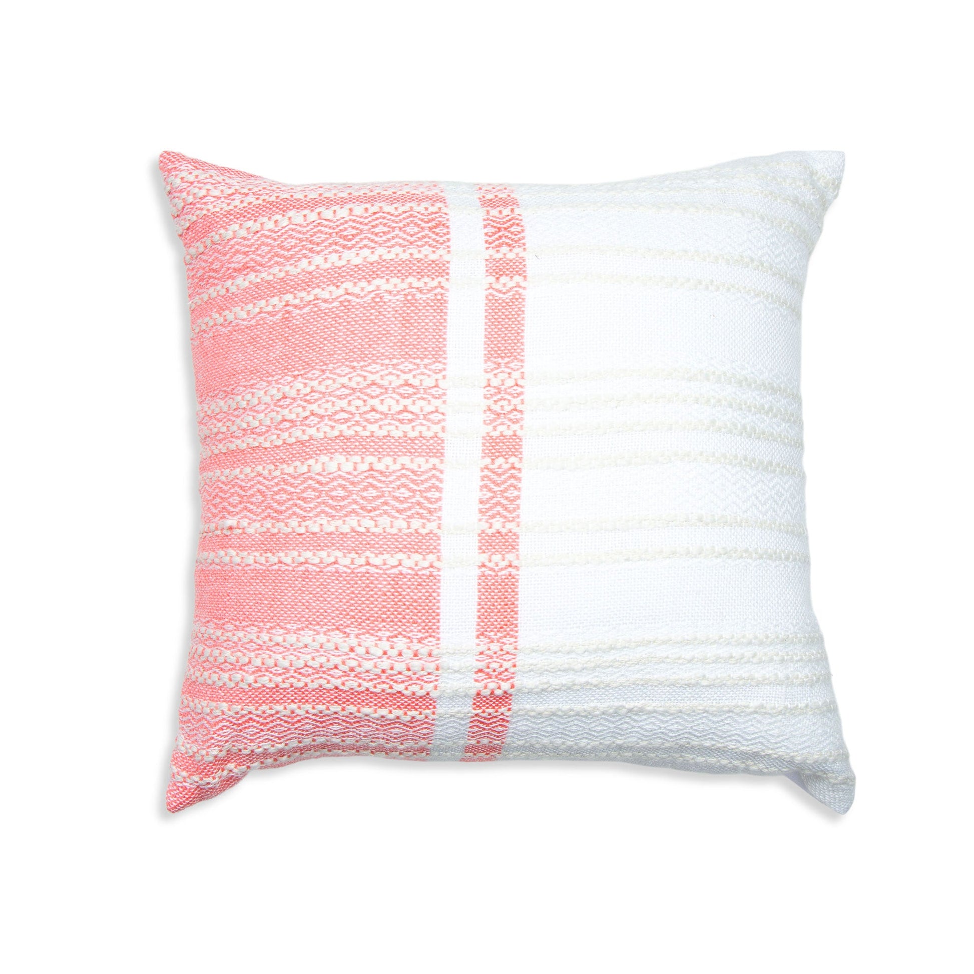 Genevieve Handwoven Indoor/Outdoor 18x18 Pillow