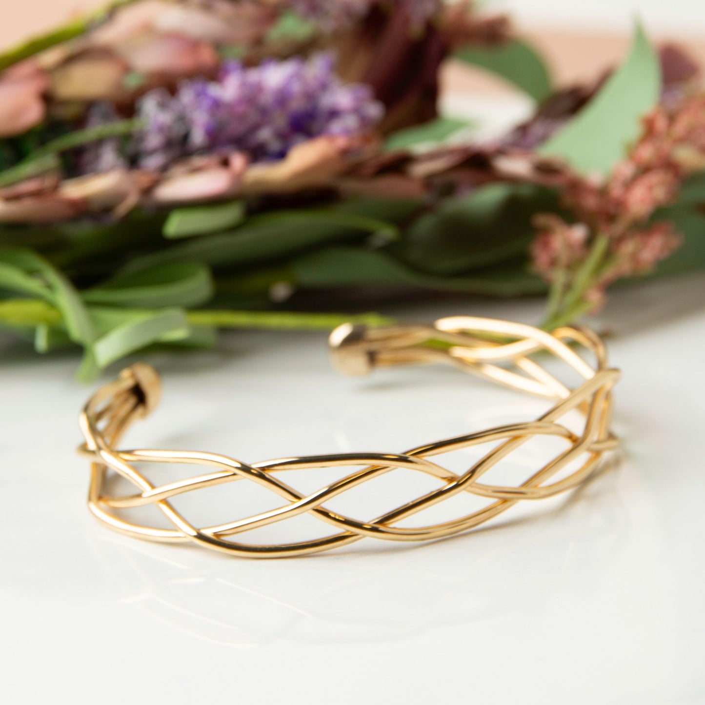 Cosette Braided Cuff Bracelet