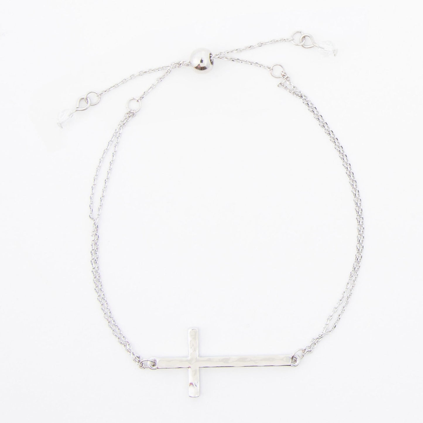 Alcea Double Row Cross Bracelet