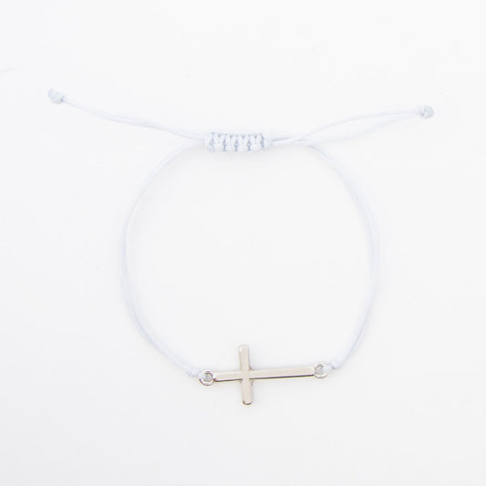 Devon Adjustable Cross Bracelet
