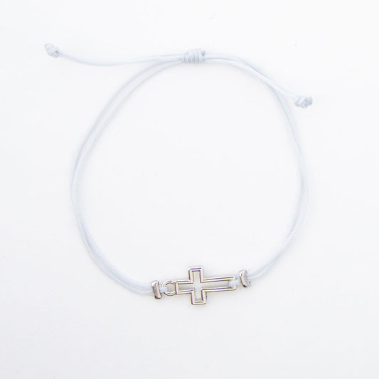 Devon Adjustable Frame Cross Bracelet
