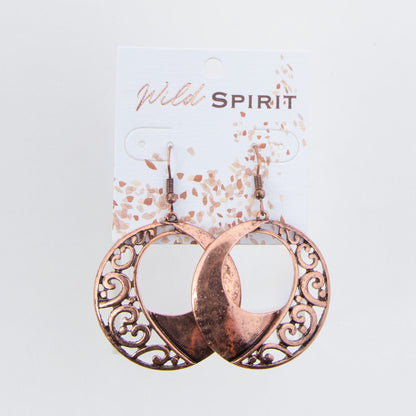 Wild Spirit Circle Earrings