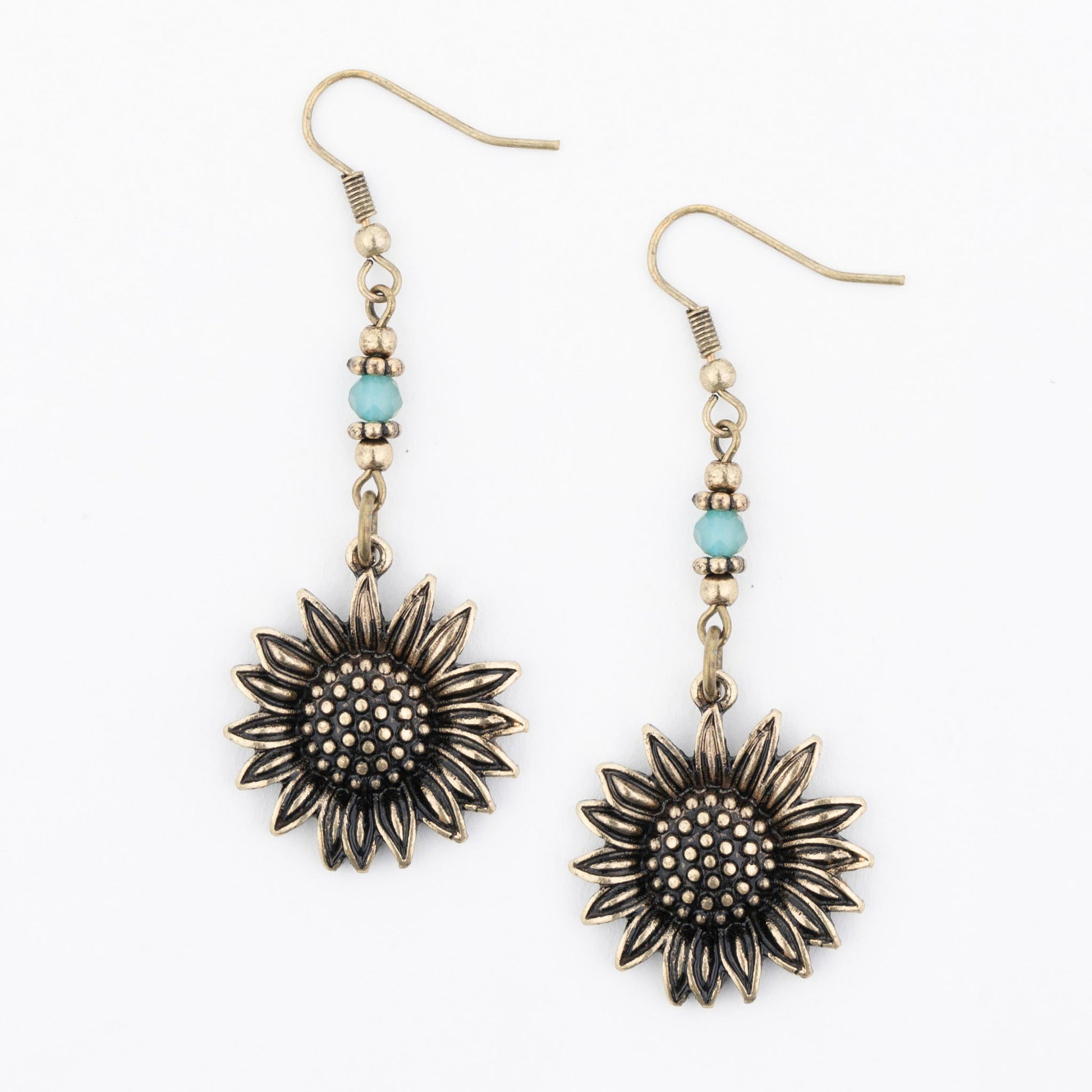 Wild Spirit Sunflower Earrings
