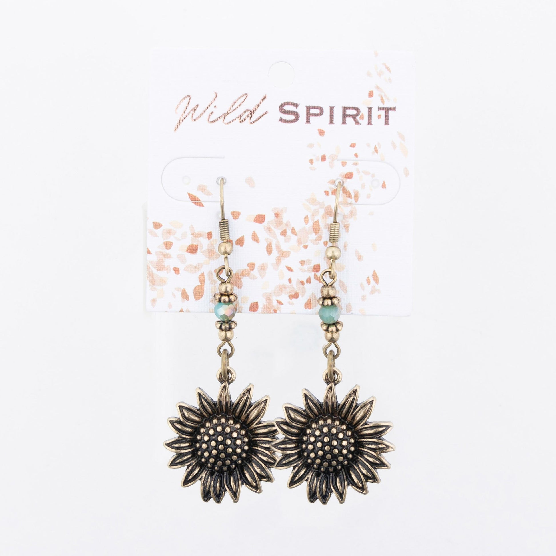 Wild Spirit Sunflower Earrings