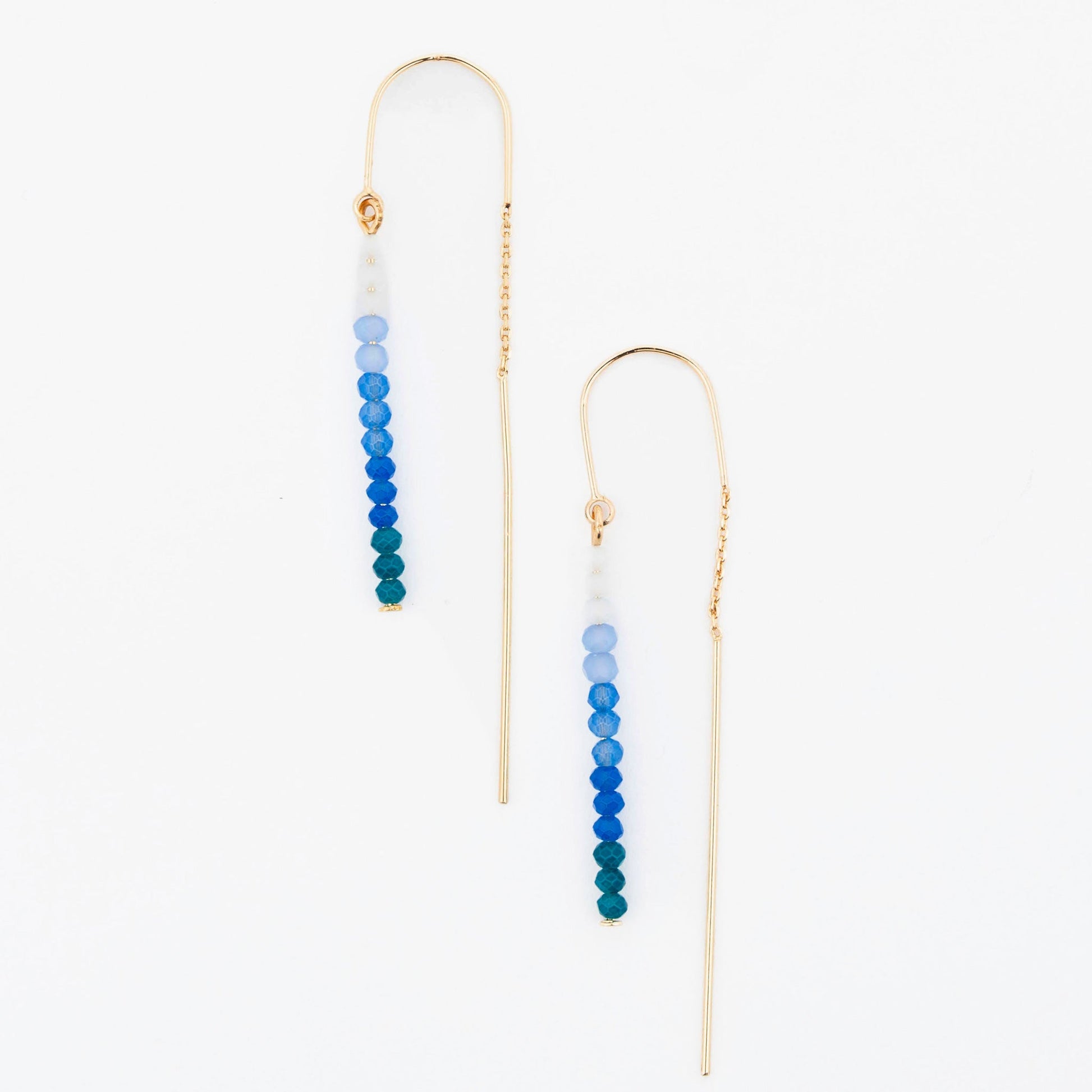 Wild Spirit Beaded Chain Earrings