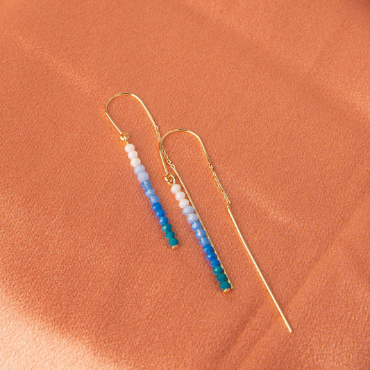 Wild Spirit Beaded Chain Earrings