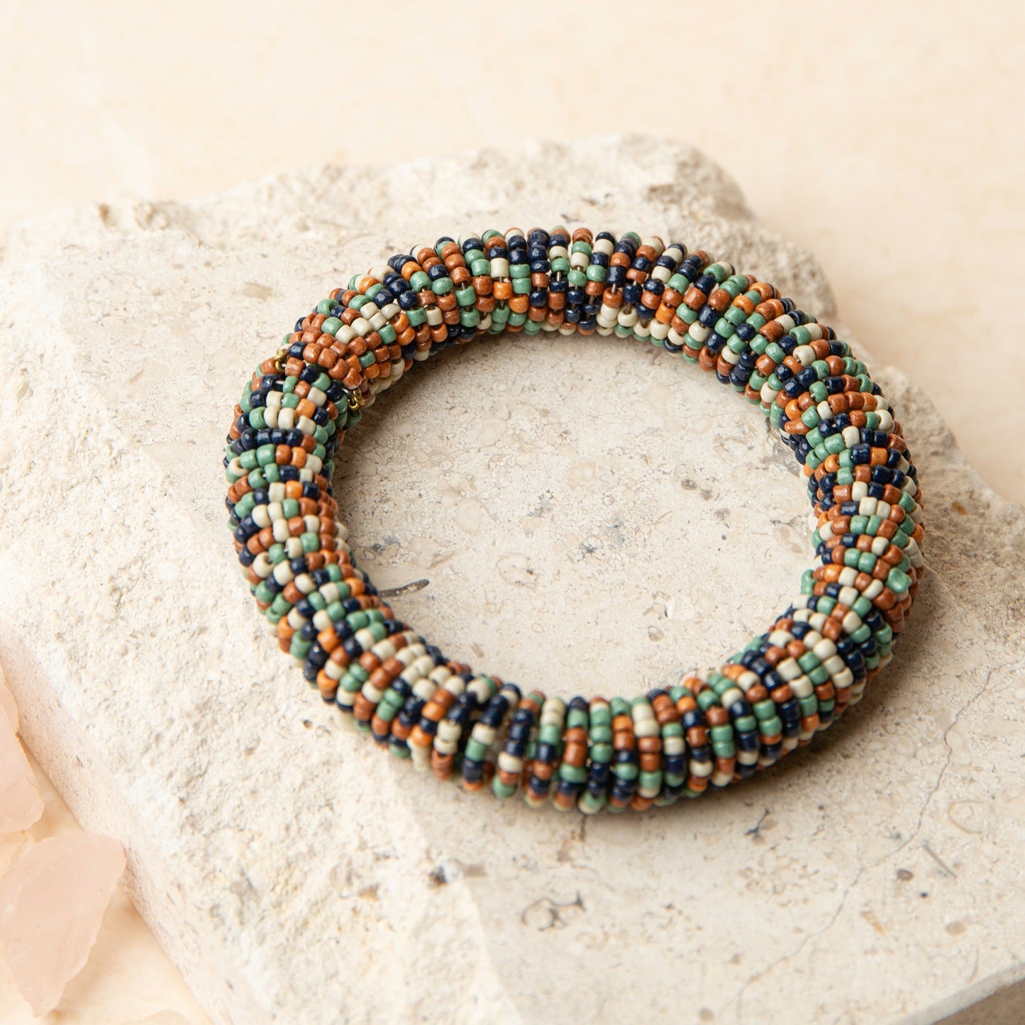 Kalea Elastic Seed Bead Bracelet