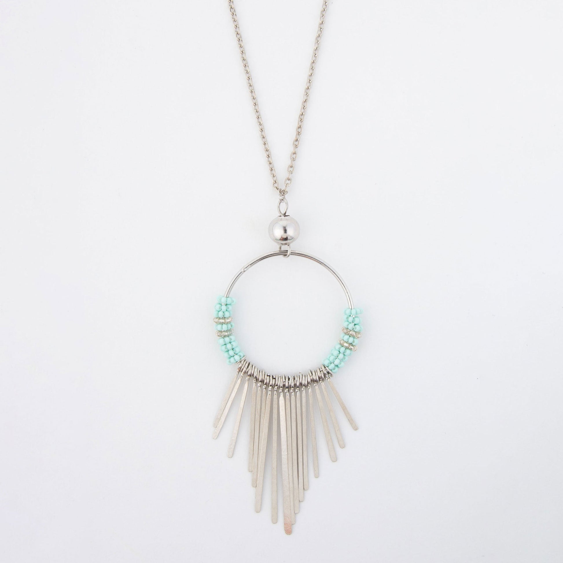 Jaliya Hoop Pendant Necklace