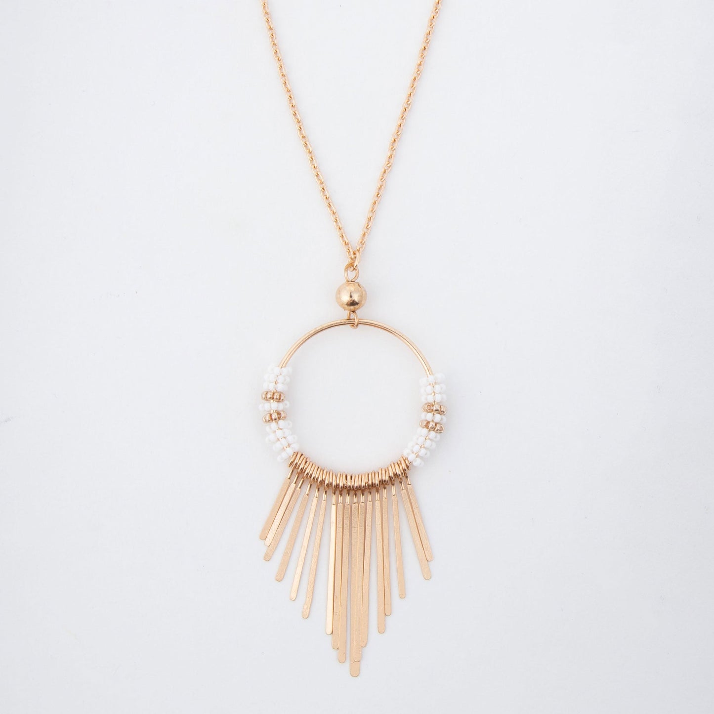 Jaliya Hoop Pendant Necklace