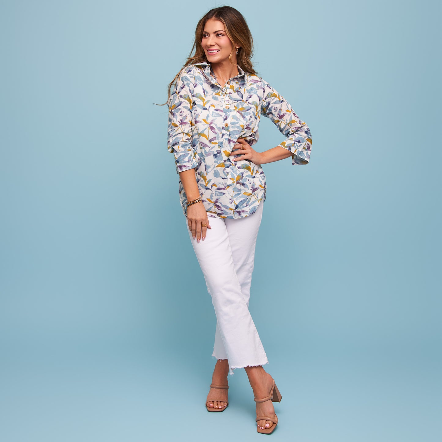 Tessa 3/4 Sleeve Tunic Top