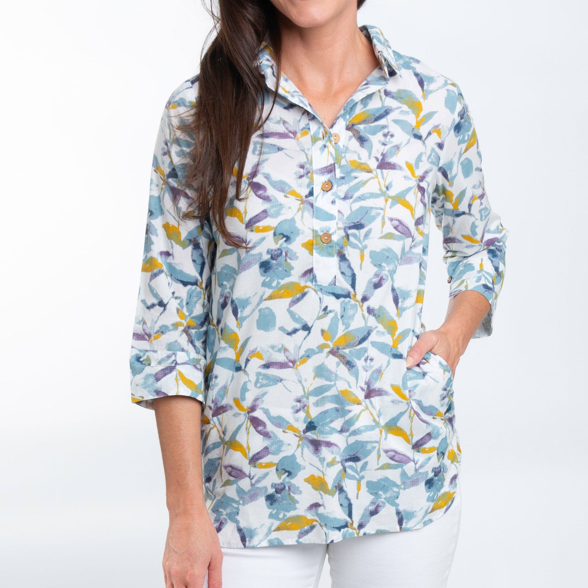 Tessa 3/4 Sleeve Tunic Top