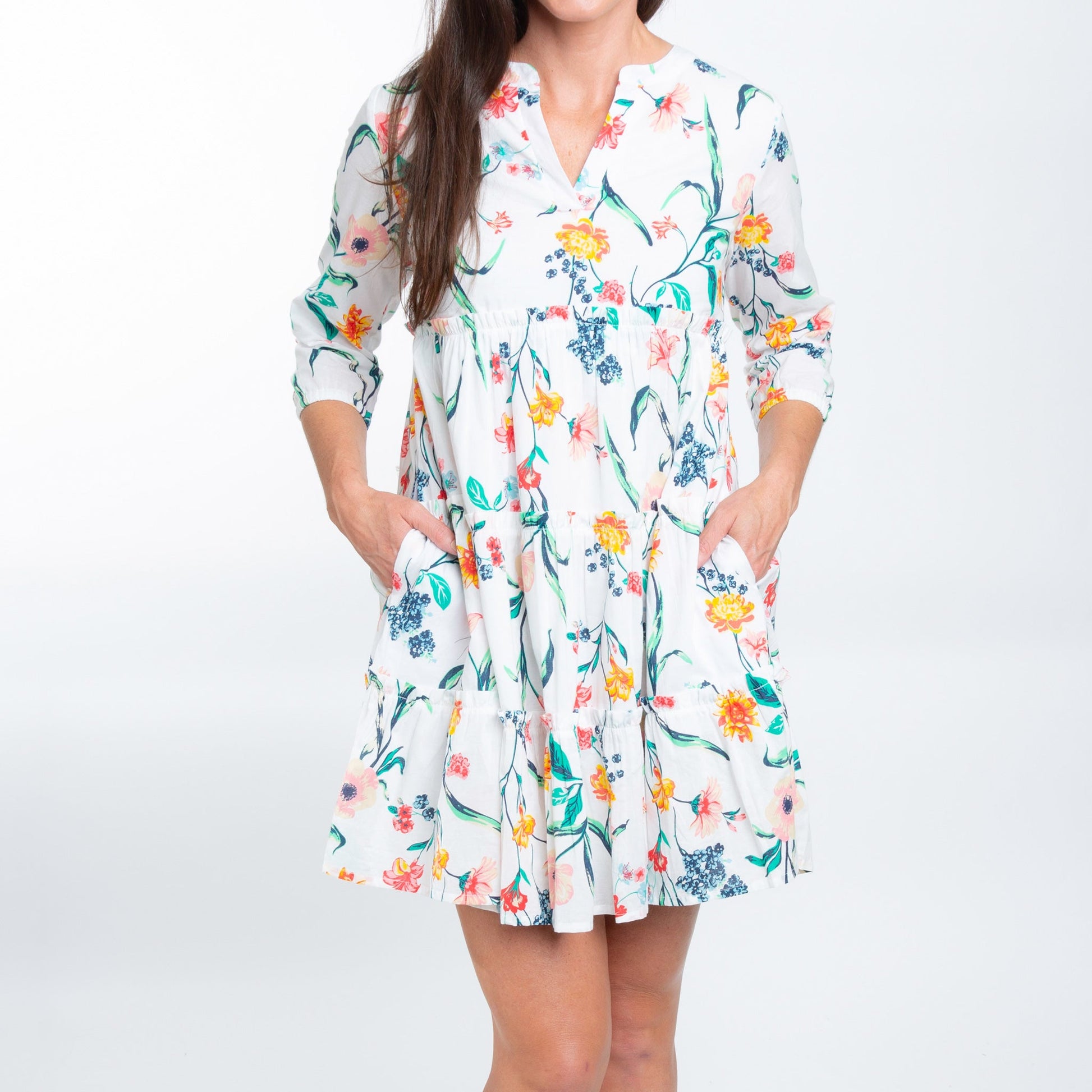 Allegra V-Neck Dress