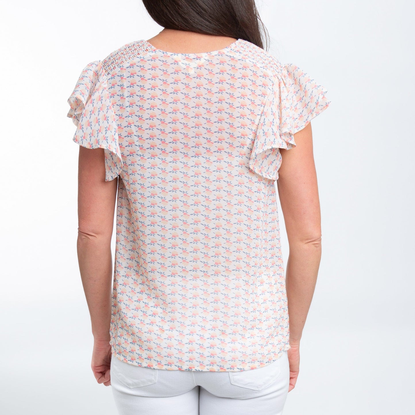 Petra Ruffle Sleeve Blouse