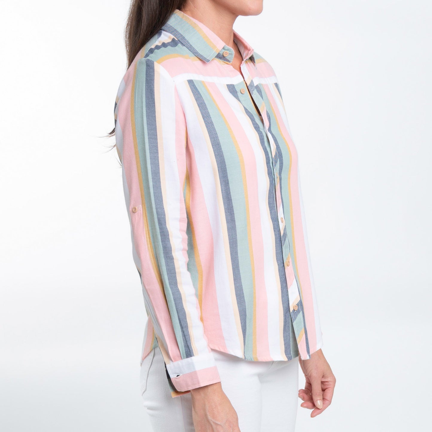 Sayla Button Up Top