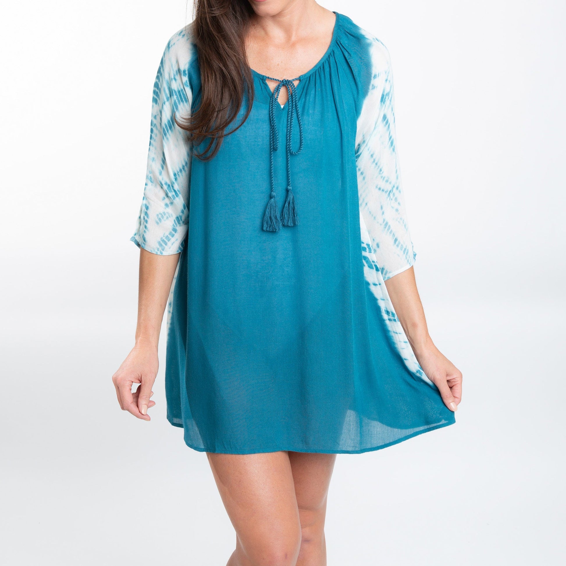 Larsa Raglan Tie Dye  Cover Up