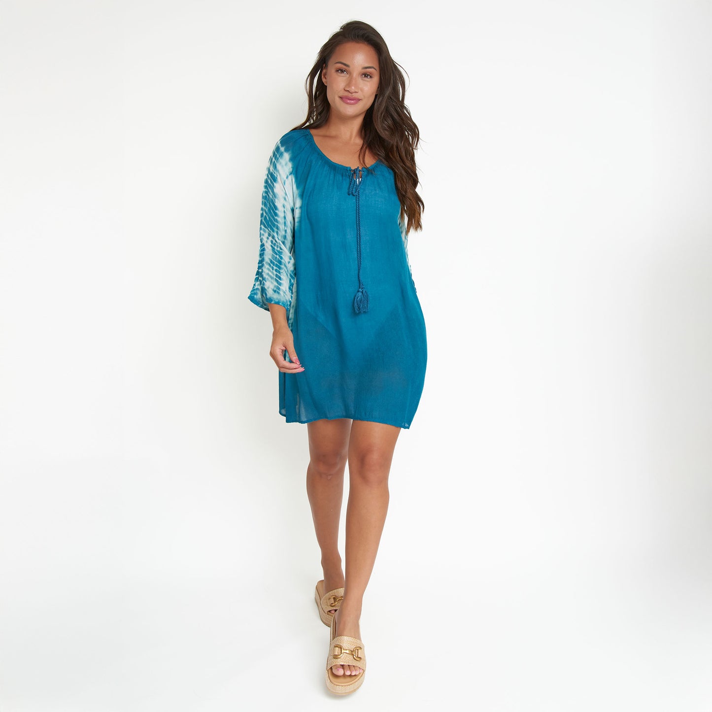 Larsa Raglan Tie Dye Cover Up
