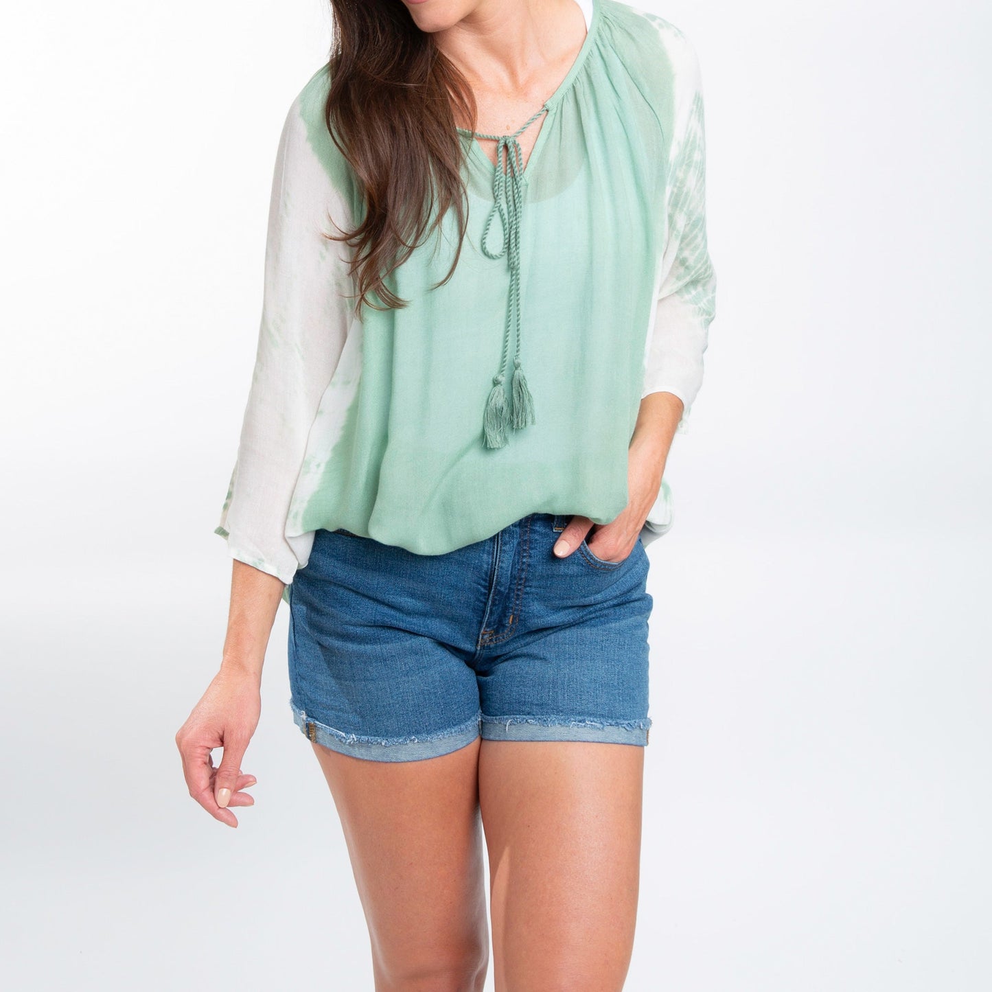 Larsa Raglan Tie Dye Cover Up
